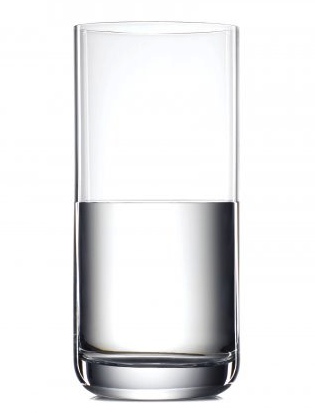 Half a glass